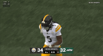 Steelers Vs Jets Football Game On CBS Sports GIF