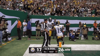 Steelers Vs Jets Football On CBS Sports GIF