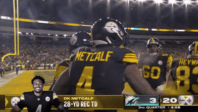 Steelers Vs Miami Dolphins Football Game GIF
