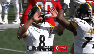 Steelers Vs Patriots Football Game On CBS Sports GIF