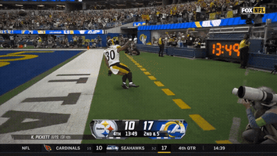 Steelers Vs Seahawks Football Game GIF