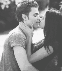 Stefan Salvatore Hugs And Kisses GIF