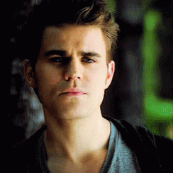 Stefan Salvatore Vampire Diaries Serious Stare GIF