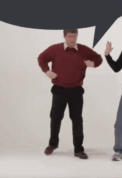 Stefano Talking To Another Man On Dance Floor GIF