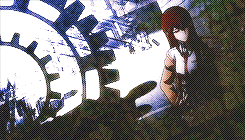 Steins Gate Kurisu Opening Scene  GIF
