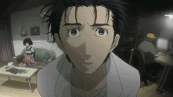 Steins Gate Okabe Dilated Pupils  GIF