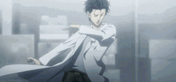 Steins Gate Okabe Funny Poses  GIF