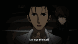 Steins Gate Okabe Mad Scientist  GIF
