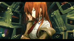 Steins Gate Sad Kurisu Makise  GIF