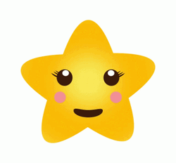 Stella Star Emoji Kiss Wink GIF