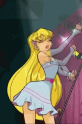 Stella Winx Club Cartoon Sing Dance GIF