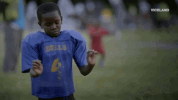 Step Dancing Football Kid GIF