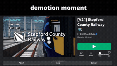 Stepford County Railway Train On Tracks GIF