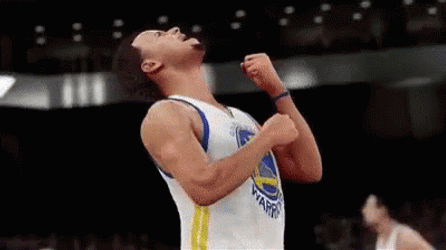 Steph Curry Night Night Looks Up GIF