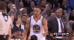 Steph Curry Night Night Points Up And Enemy GIF