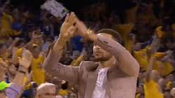 Steph Curry Night Night Show 3 Hand Points GIF