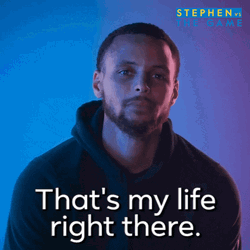 Steph Curry Night Night That's My Life Right GIF
