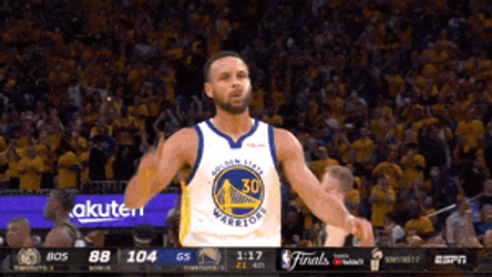 Steph Curry Night Night Walk Pointing Finger Up GIF