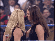 Stephanie Mcmahon Speaking In Microphone GIF
