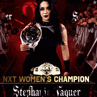 Stephanie Vaquer Is The Next Women 'S Champion In Nxt Wrestling GIF