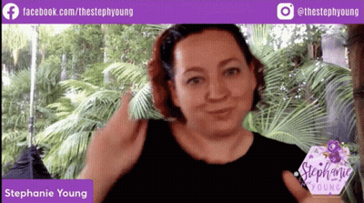 Stephanie Young Smiling In Facebook Video GIF