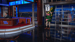 Stephen Colbert Show Corn Round 1 GIF