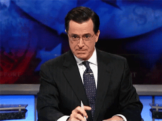 Stephen Colbert Ticking Pen Wana Nadayon GIF
