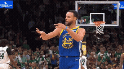 Stephen Curry Giving High Five GIF