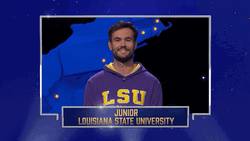 Stephen Privat Smile And Wave Jeopardy College Championship GIF