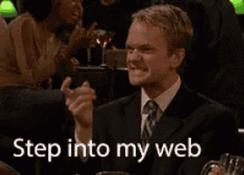 Stepintomyweb Barney GIF
