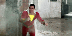 Stepping Back Shazam GIF