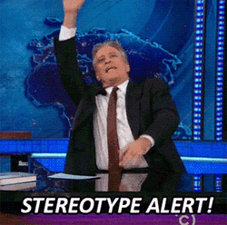 Stereotype Alert Jon Stewart GIF