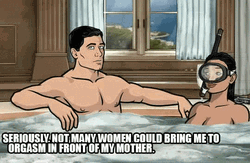 Sterling Archer In The Bath