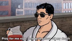 Sterling Archer Keeps Drinking GIF