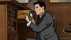 Sterling Archer Searching For Liquor GIF