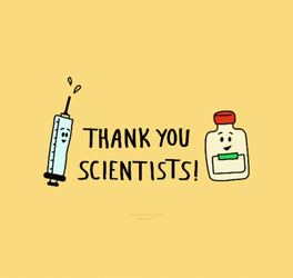 Steroids Thank You Scientist Graphic Design GIF