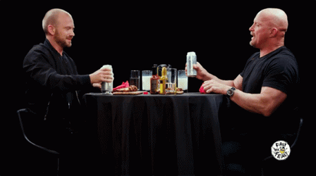 Steve Austin Stone Cold Beer Foaming Toast  GIF