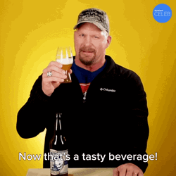 Steve Austin Stone Cold Tasty Beer GIF