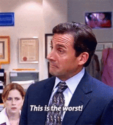 Steve Carell The Office This Is The Worst GIF