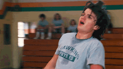Steve Harrington Out Of Breath GIF