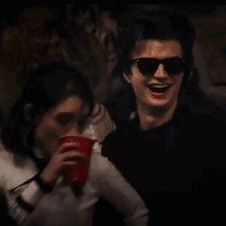 Steve Harrington Party GIF