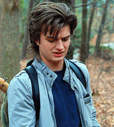 Steve Harrington Shrug IDK GIF