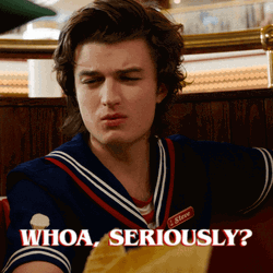 Steve Harrington Whoa Seriously GIF