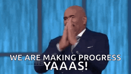 Steve Harvey Happy GIF