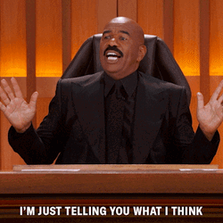 Steve Harvey I'm Just Telling You GIF
