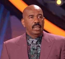 Steve Harvey Stunned Reaction GIF