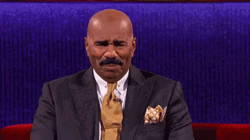 Steve Harvey Trying Not To Laugh