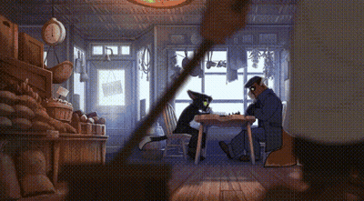 Steve Heller Sign Over Crowded Dance Floor GIF