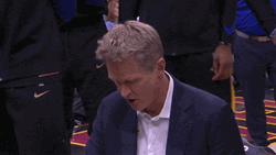 Steve Kerr Seriously Coaching GIF