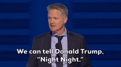 Steve Kerr Telling Donald Trump Night Night GIF